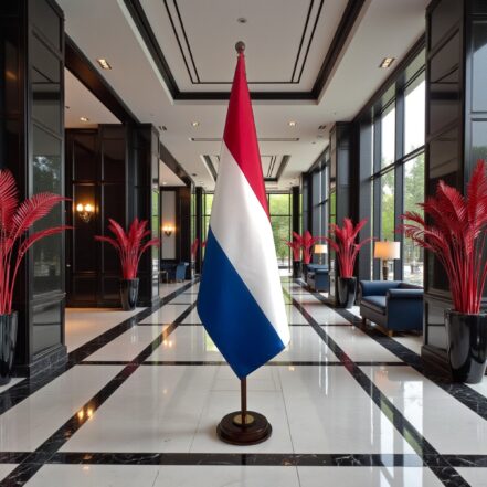 socle drapeau pays-bas