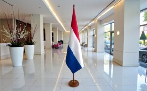 socle drapeau pays-bas