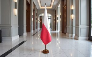 socle drapeau pologne
