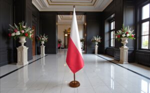 socle drapeau pologne