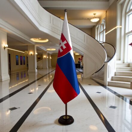 socle drapeau slovaquie