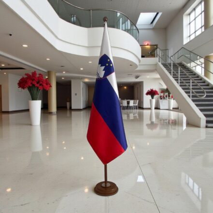 base porte-drapeau diplomatique