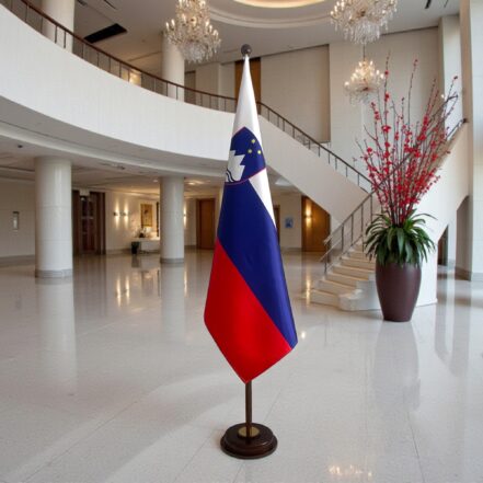 base porte-drapeau antidérapant