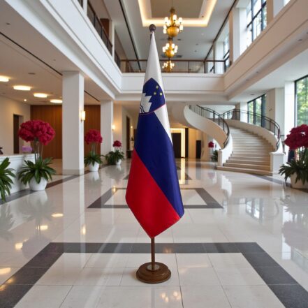 base porte-drapeau moderne