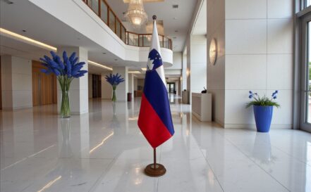 base porte-drapeau design