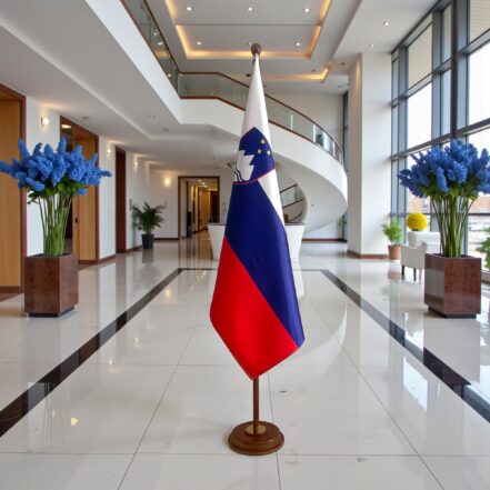 base porte-drapeau représentatif