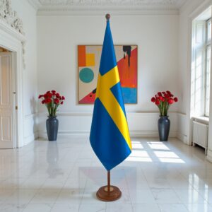 base drapeau suede de cérémonie