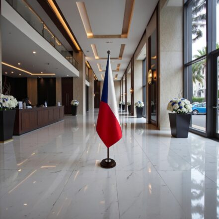 socle drapeau tchequie