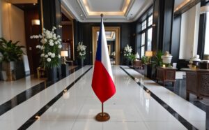 socle drapeau Tchéquie