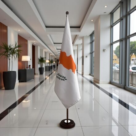 socle drapeau chypre