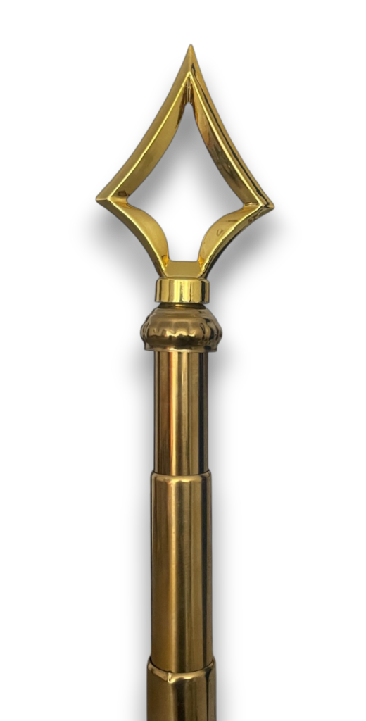 hampe drapeau en bois