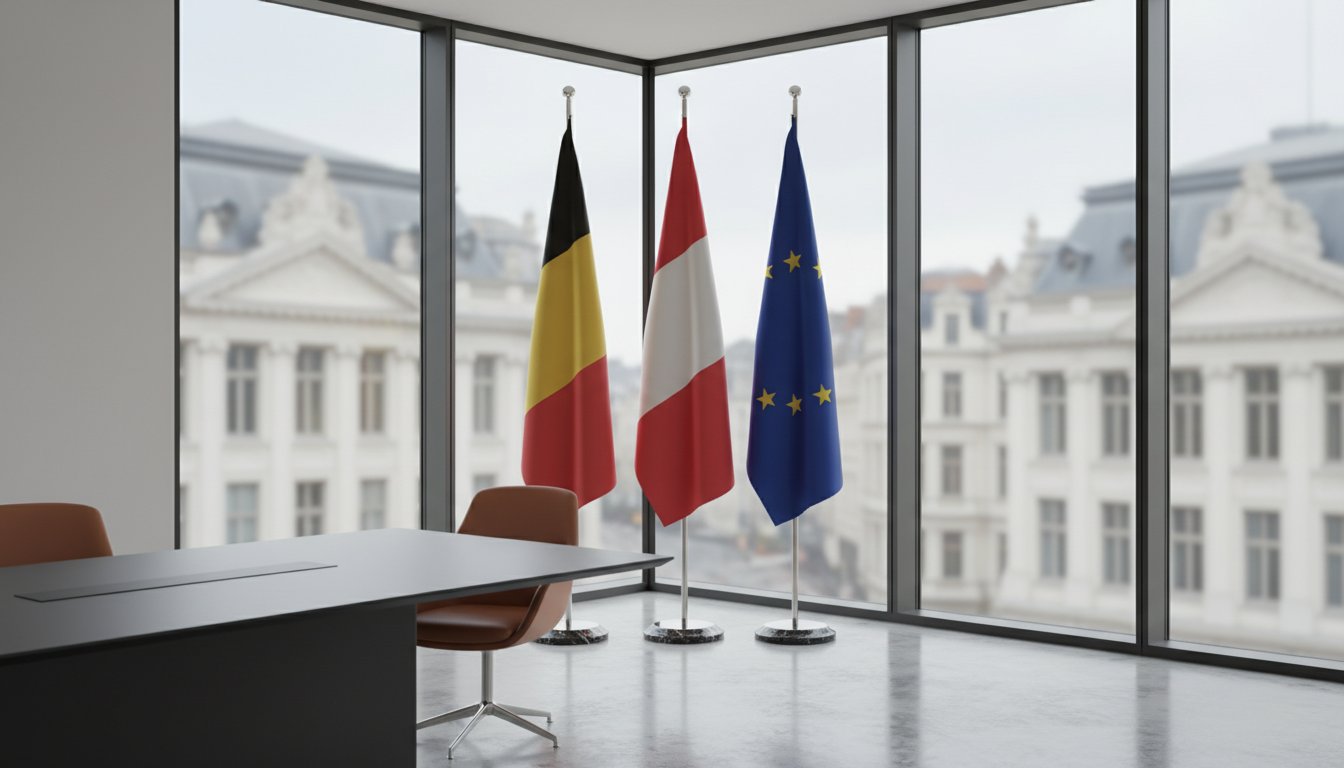 Drapeau Autriche avec pied et mât : Guide complet de la signalétique de prestige
