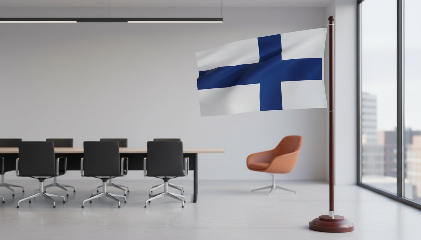 Drapeau Finlande avec pied et mât : Guide complet pour une présentation professionnelle