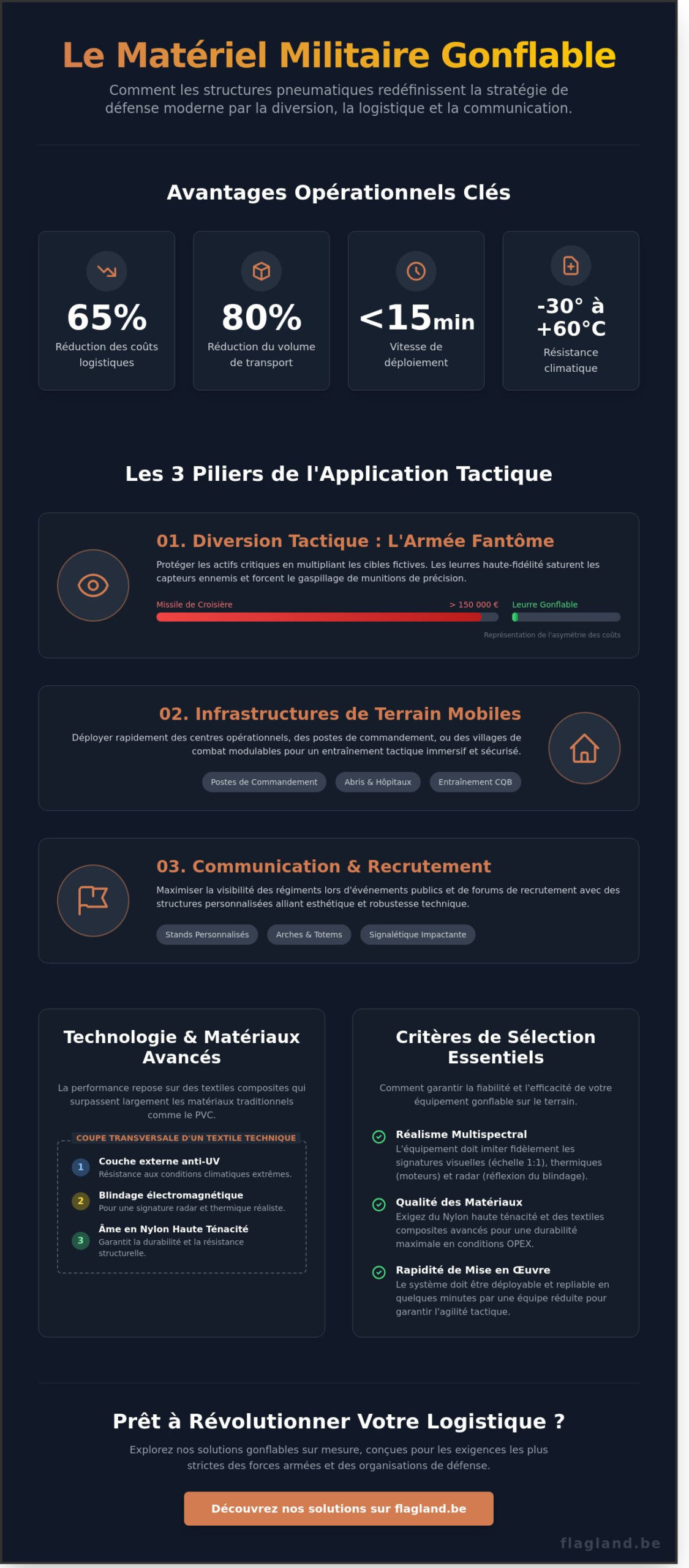 Matériel militaire gonflable : Solutions tactiques et événementielles pour 2026